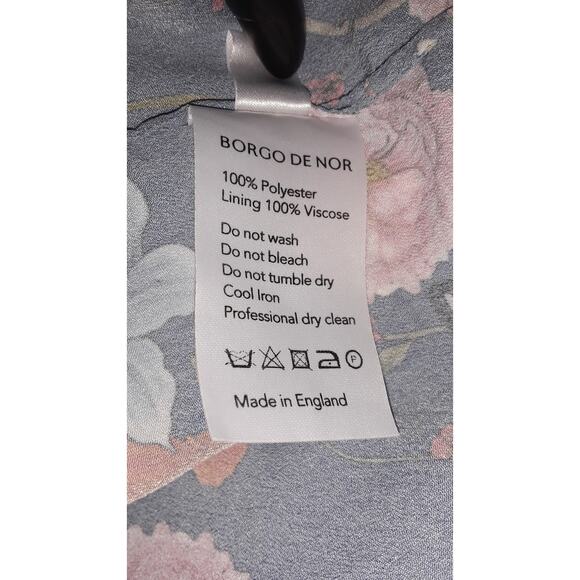 Borgo De Nor Sz 10 THE LOLA Floral Luxe Brand Midi Dress - Picture 11 of 12